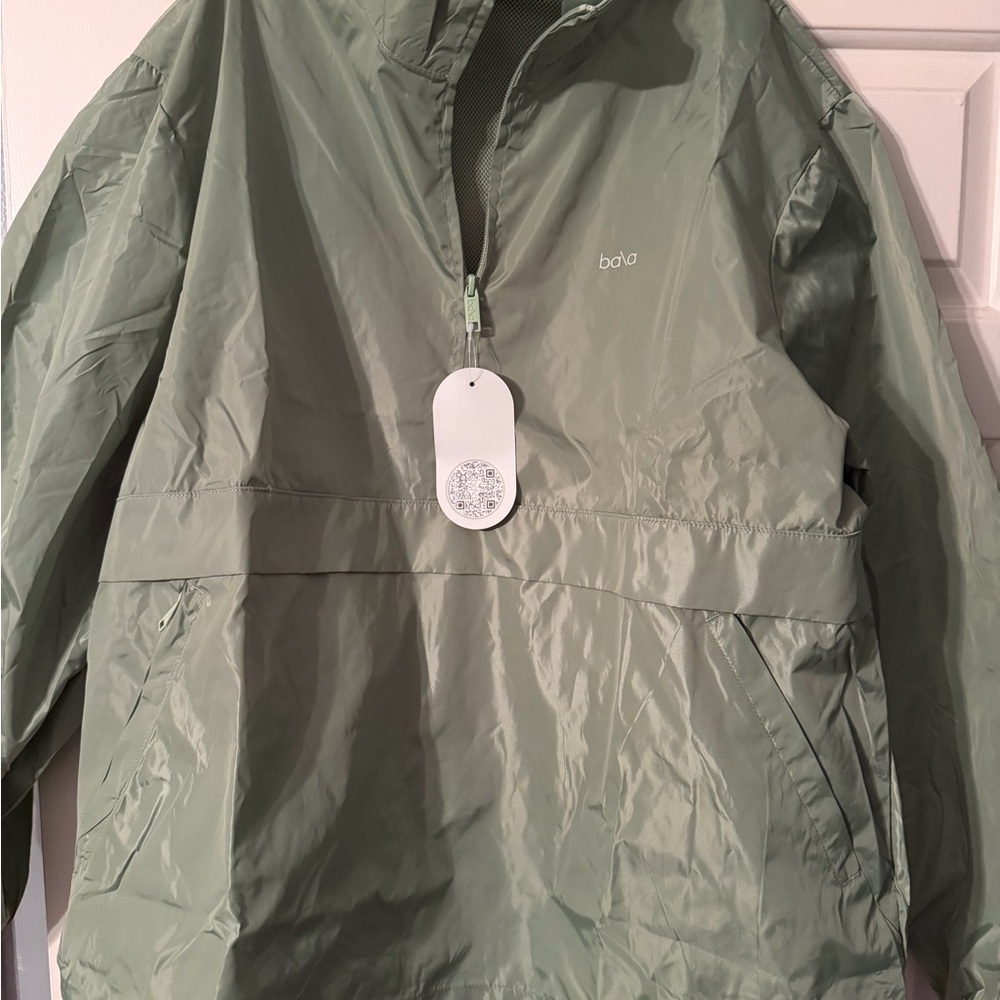 Bala Mint Green Half-Zip Jacket